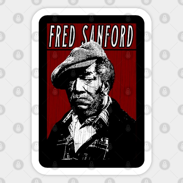 Vintage Retro Fred Sanford Sticker by Projectup